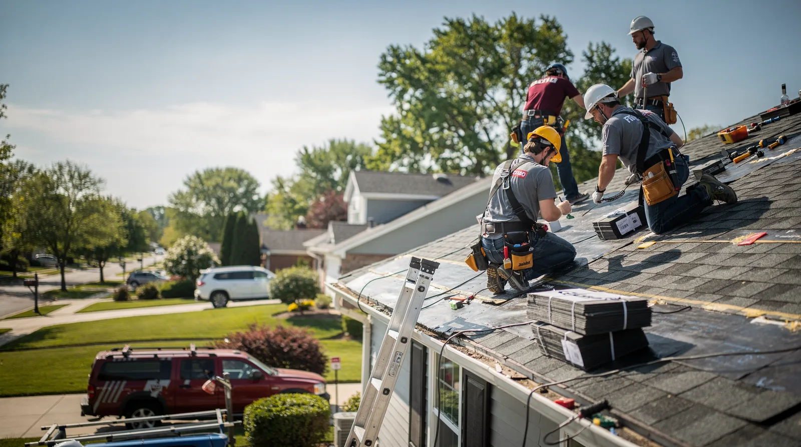 Roof Repair in Germantown, IL around you